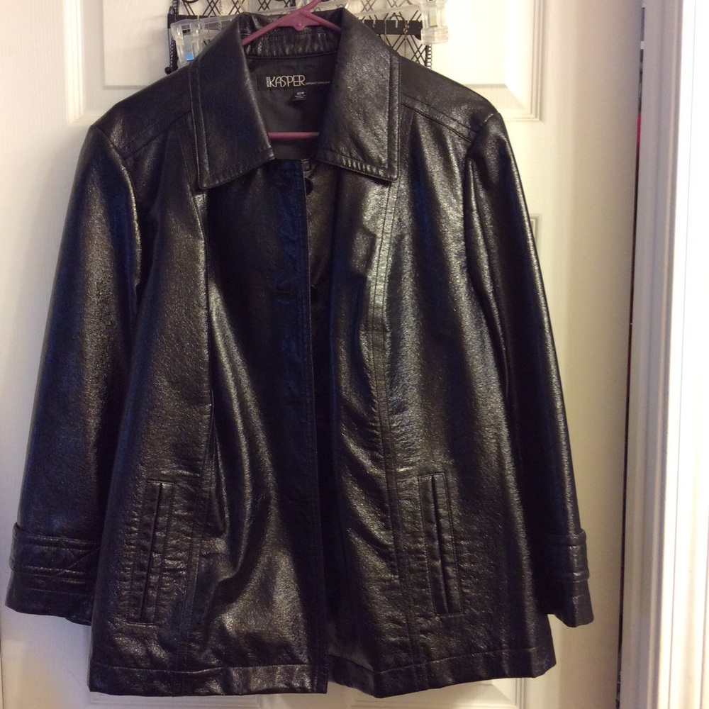 Black Kasper Sportswear Jacket 16w  XL